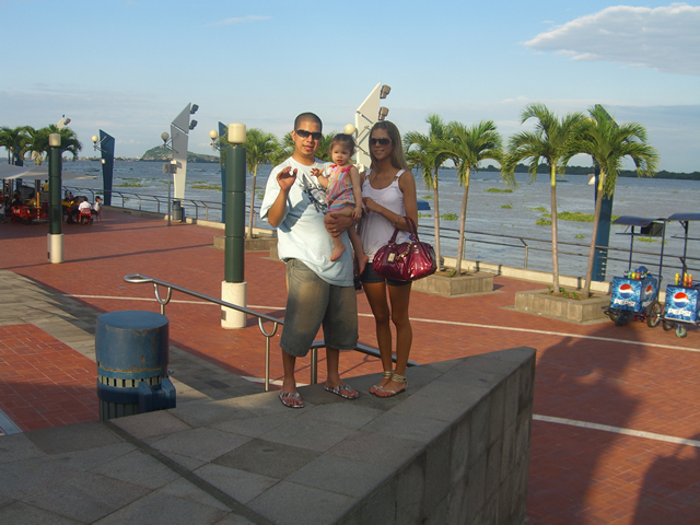 In Ecuador with Mommy and Daddy!